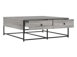 Mesa de centro 100x99x40 cm derivados madeira sonoma PT369141^ Mesa De Centro