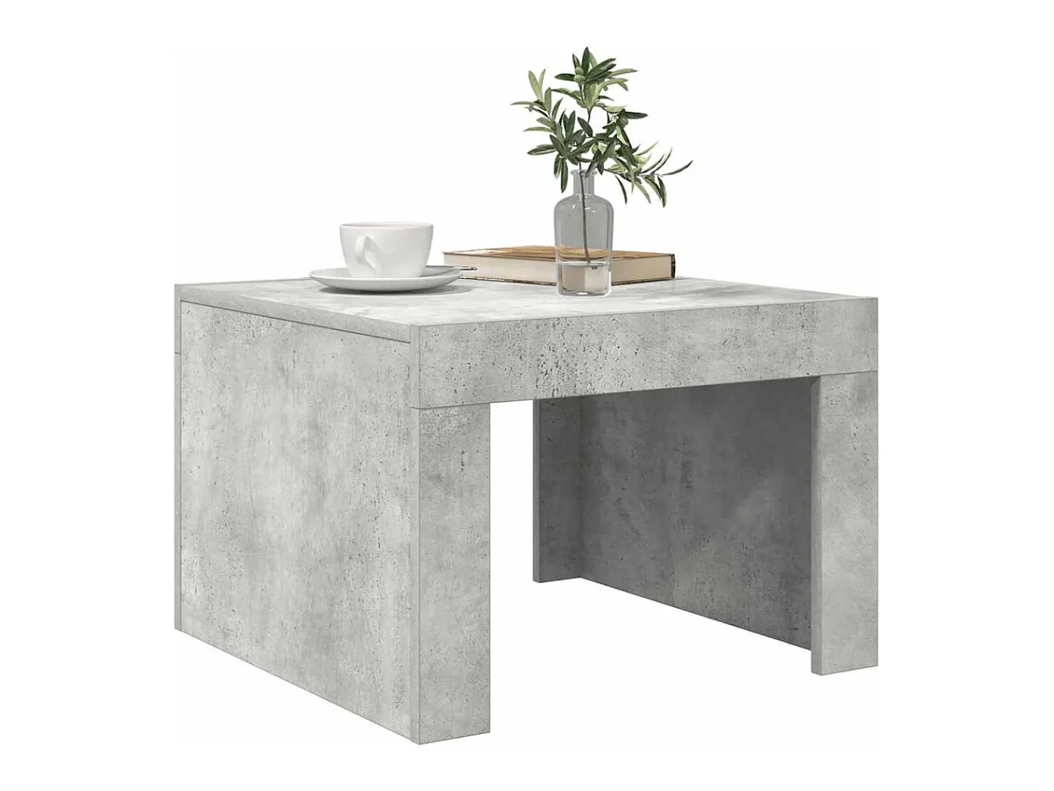 Online vidaxl Mesa de centro 50x50x35 cm derivados de madeira sonoma Cinzento
