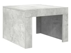 Online vidaxl Mesa de centro 50x50x35 cm derivados de madeira sonoma Cinzento