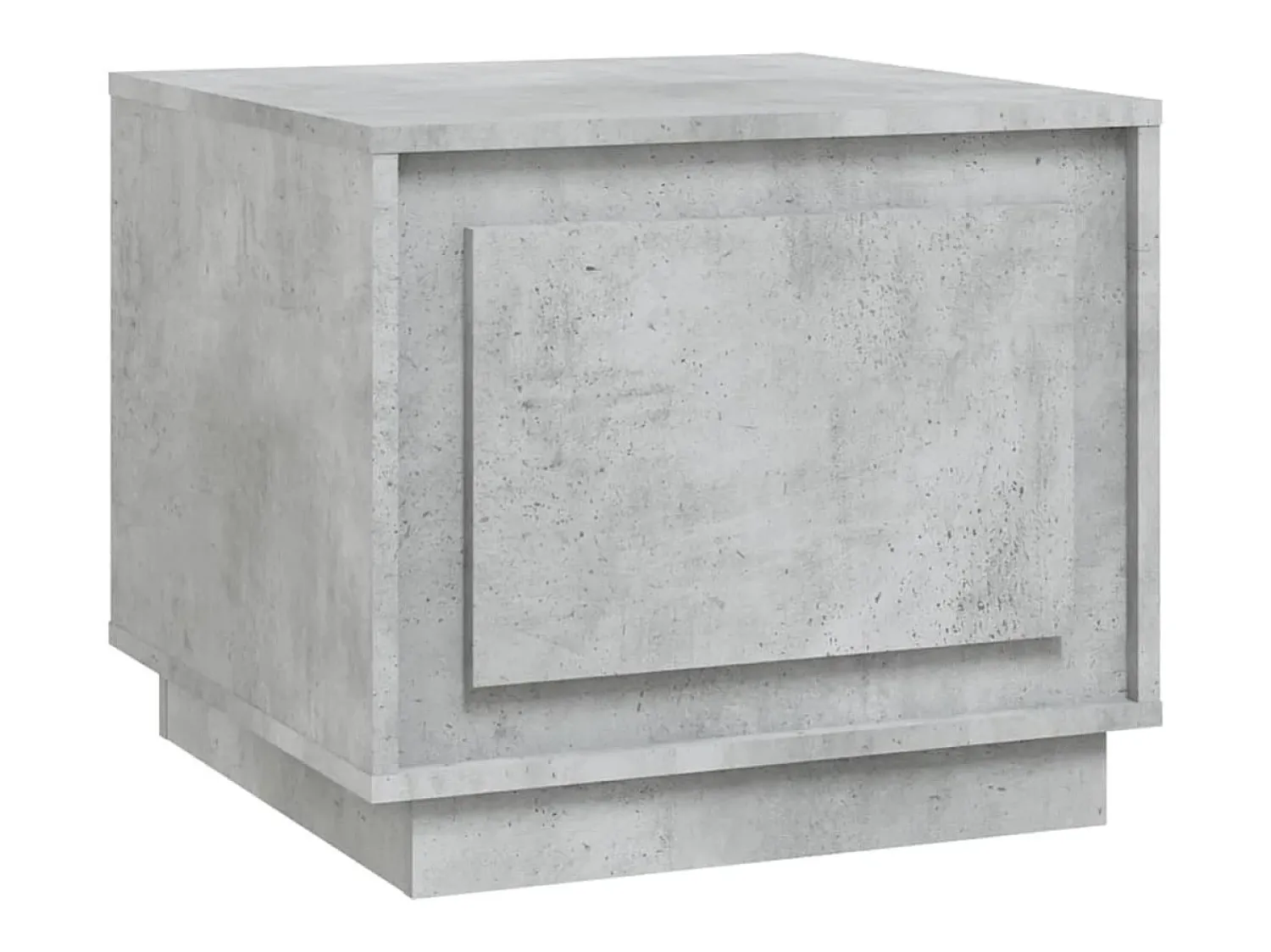 Mesa de centro 51x50x44 cm derivados de madeira cinza cimento PT335648^ Mesa De Centro
