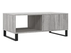Best vidaxl Mesa de centro 90x50x36,5 cm derivados madeira sonoma Cinzento