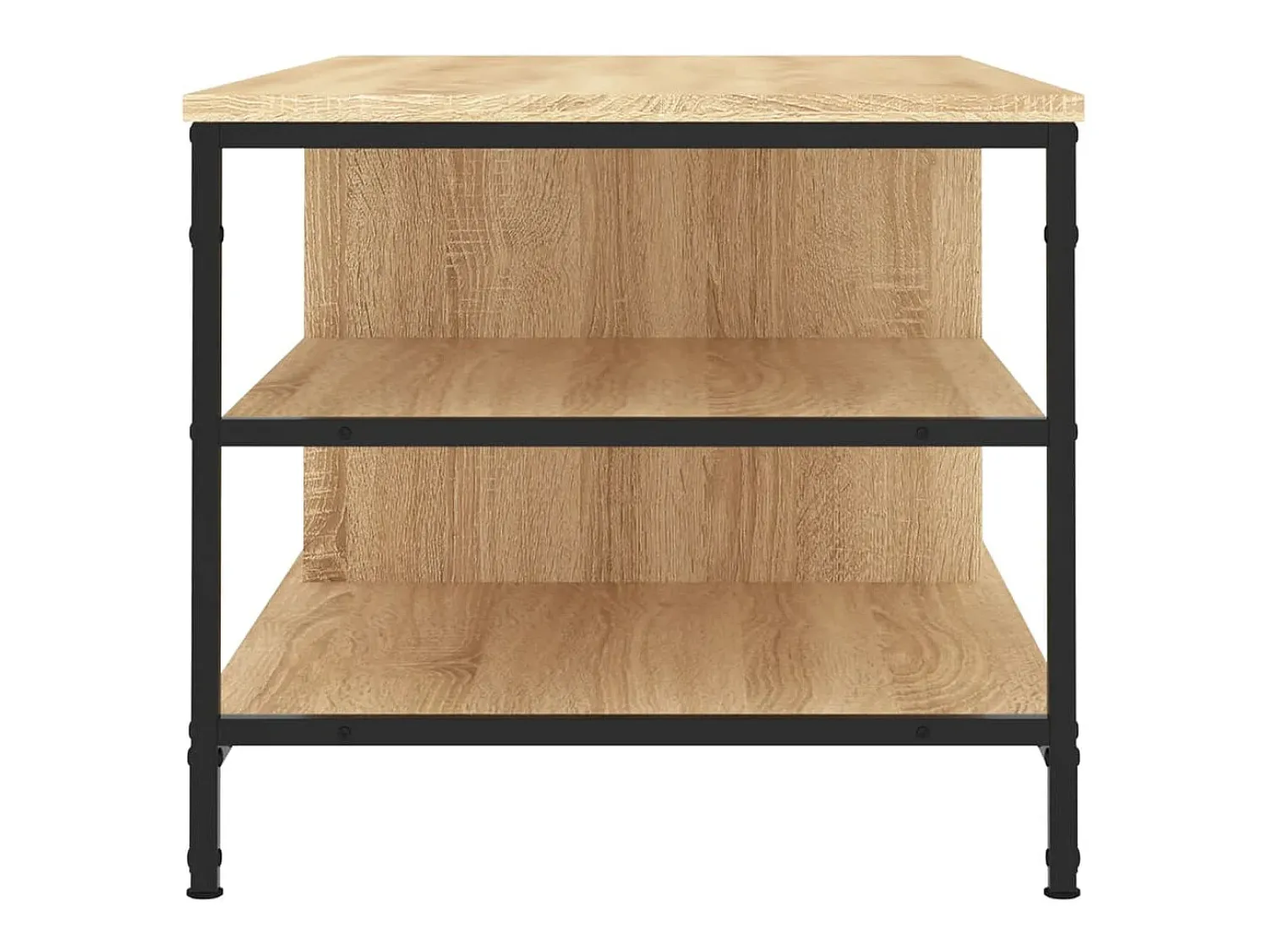 Mesa De Centro* Mesa de centro 100x50x45 cm derivados madeira carvalho sonoma PT537453 Castanho