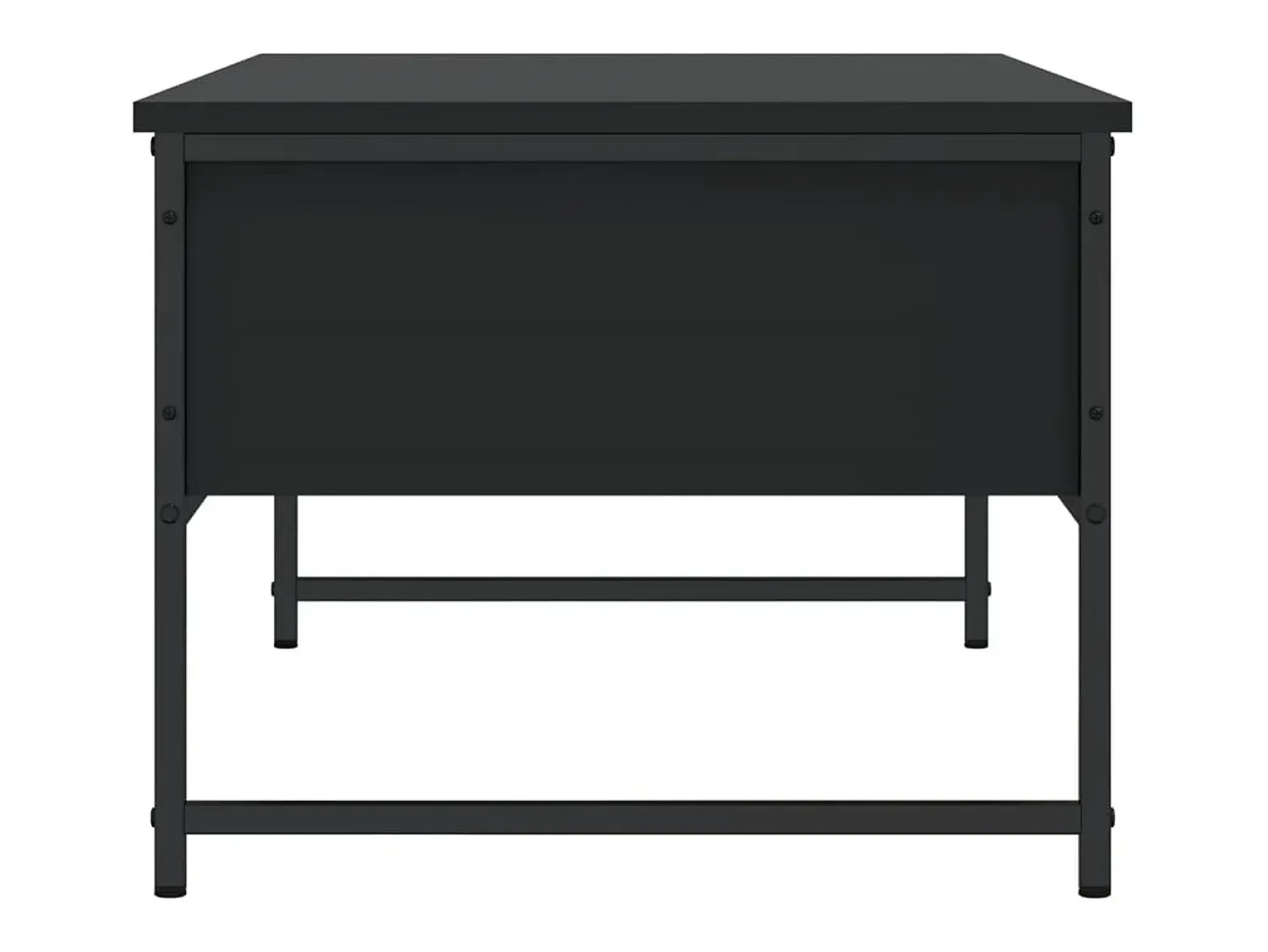 Mesa De Centro*vidaxl Mesa de centro 101x49x39,5 cm derivados de madeira Preto