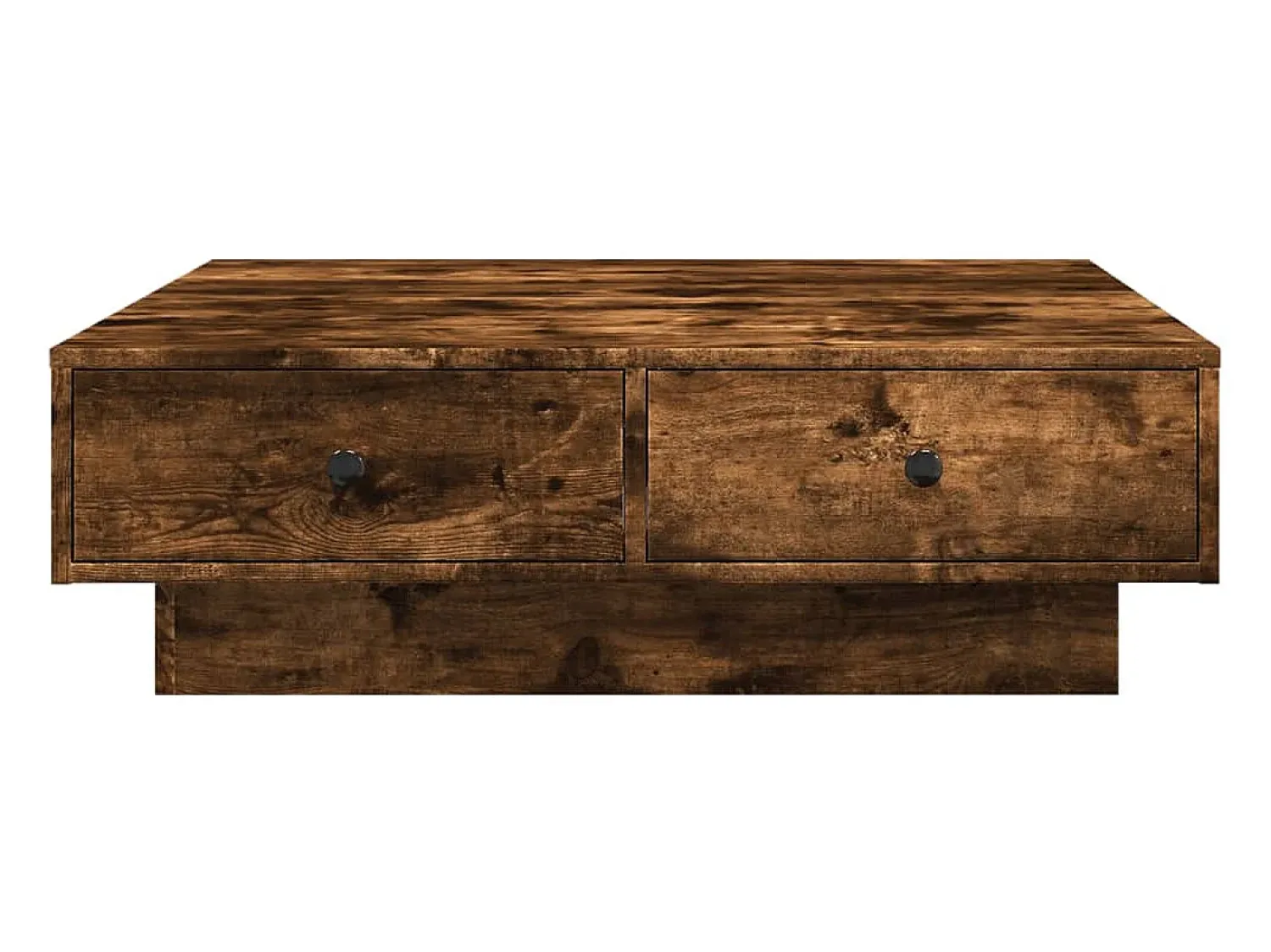 Mesa De Centro*vidaxl Mesa de centro 90x90x28 cm derivados de madeira carvalho fumado Natural claro