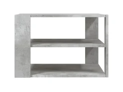 Discount Mesa de centro 59,5x59,5x40 cm derivados madeira cinza-cimento PT735562 Cinzento