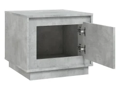 Mesa De Centro|vidaxl Mesa de centro 51x50x44 cm derivados de madeira cinza cimento Cinzento