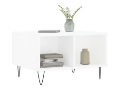 Mesa De Centro| Mesa de centro 60x50x36,5 cm derivados de madeira PT910847 Branco