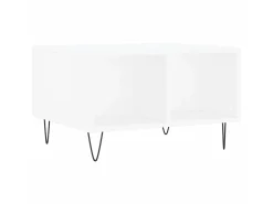 Mesa De Centro| Mesa de centro 60x50x36,5 cm derivados de madeira PT910847 Branco