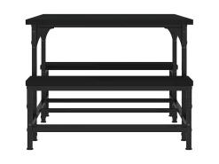 Outlet Mesa de centro 100x50,5x40 cm derivados de madeira PT193978 Preto