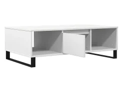 Mesa De Centro|vidaxl Mesa de centro 104x60x35 cm derivados de madeira Branco