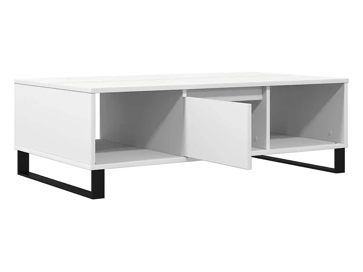 Mesa De Centro|vidaxl Mesa de centro 104x60x35 cm derivados de madeira Branco