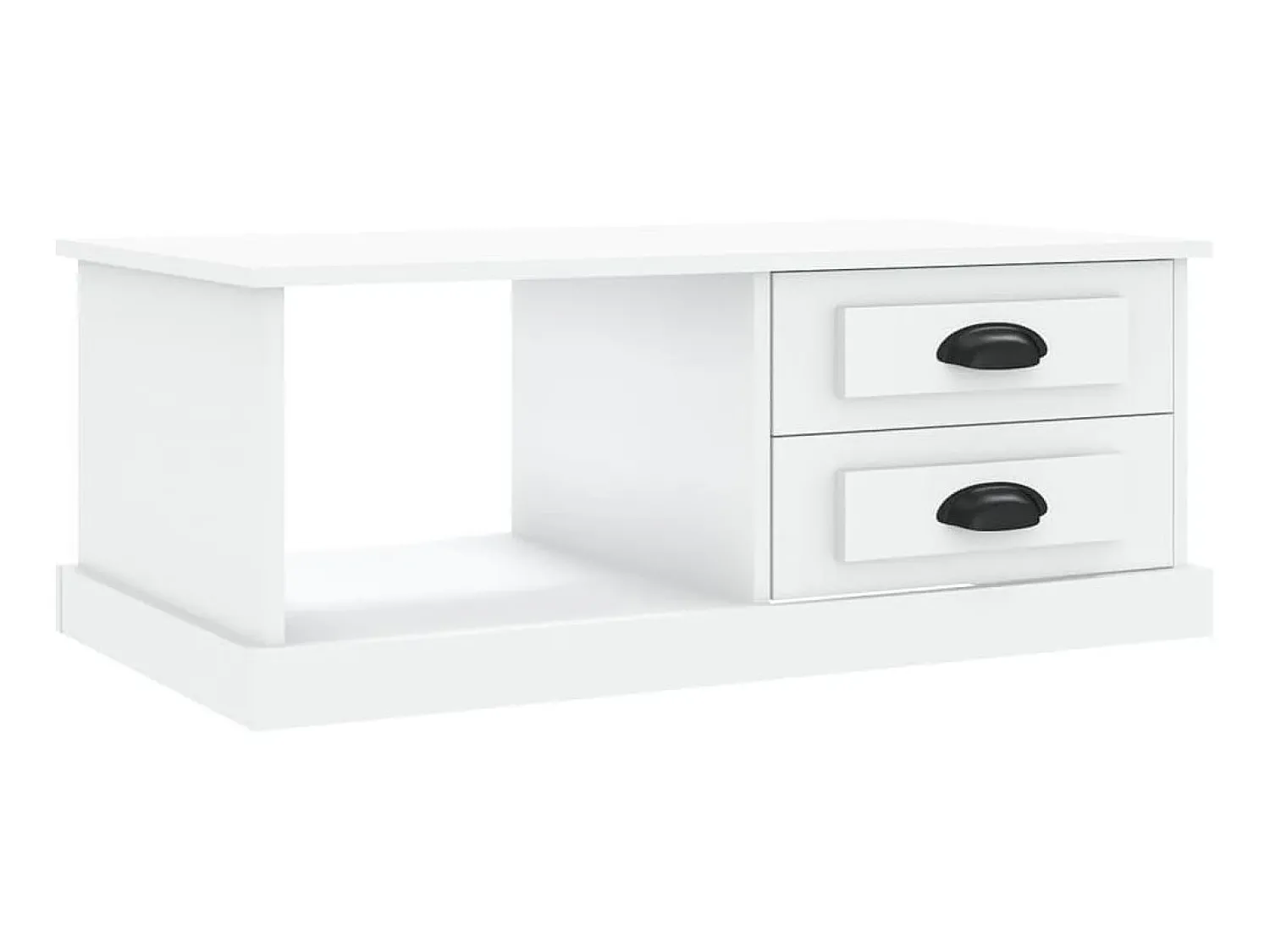 Mesa De Centro| Mesa de centro 90x50x35 cm derivados de madeira PT184094 Branco