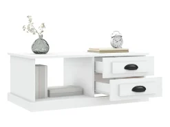 Mesa De Centro| Mesa de centro 90x50x35 cm derivados de madeira PT184094 Branco