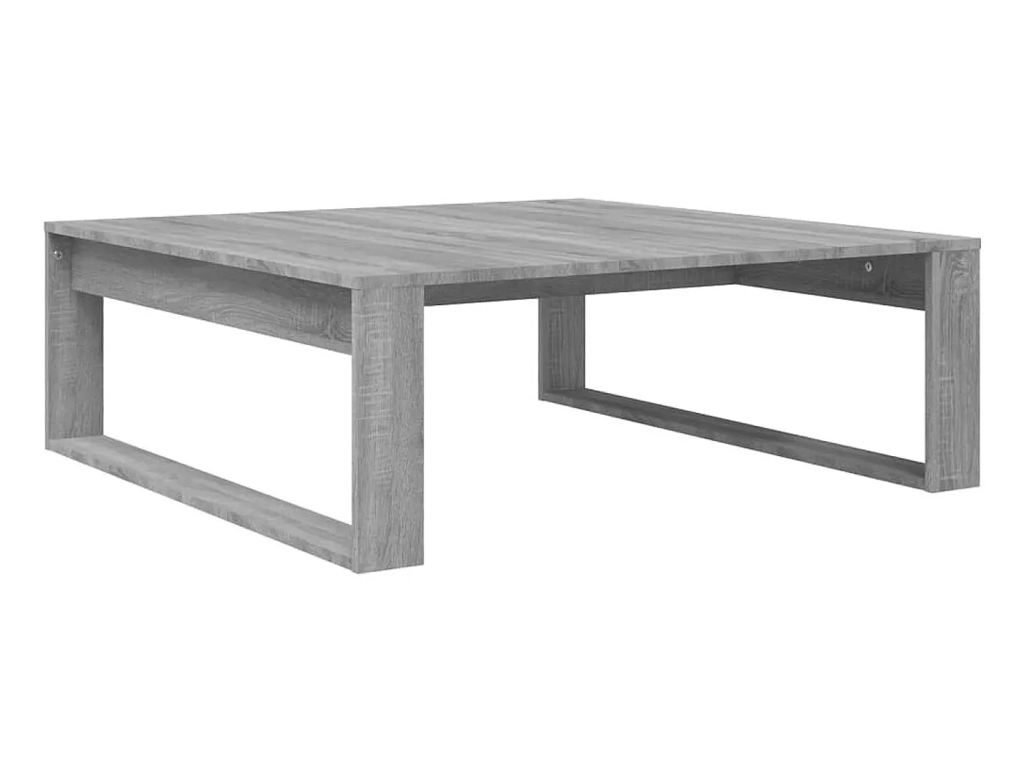 Mesa de centro 100x100x35 cm derivados de madeira cinza sonoma PT494437^ Mesa De Centro