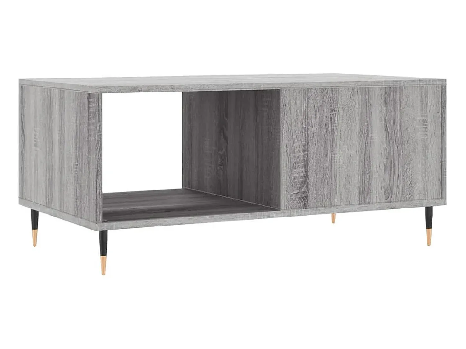 Hot vidaxl Mesa de centro 90x50x40 cm derivados de madeira sonoma Cinzento