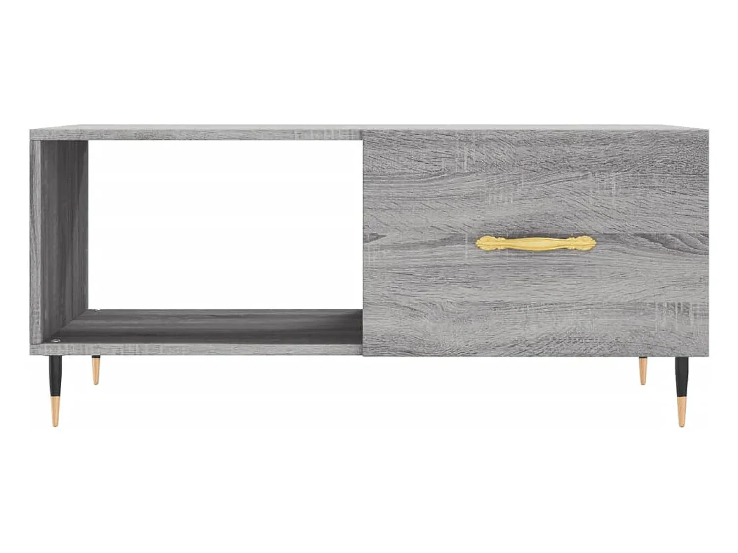 Hot vidaxl Mesa de centro 90x50x40 cm derivados de madeira sonoma Cinzento