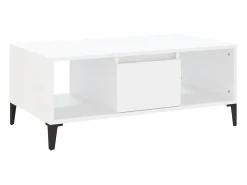 Sale vidaxl Mesa de centro 90x50x36,5 cm derivados de madeira Branco