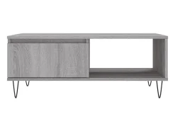 Mesa de centro 90x60x35 cm derivados de madeira sonoma PT885174^ Mesa De Centro