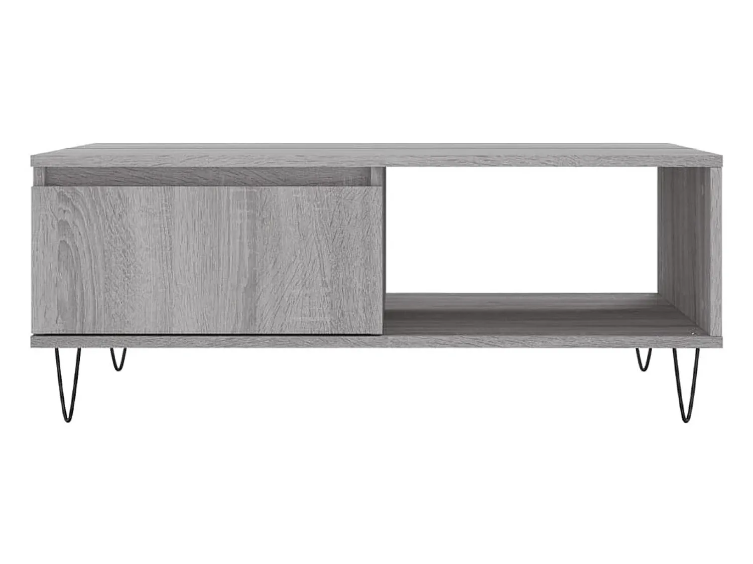 Mesa de centro 90x60x35 cm derivados de madeira sonoma PT885174^ Mesa De Centro