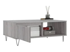Mesa de centro 90x60x35 cm derivados de madeira sonoma PT885174^ Mesa De Centro
