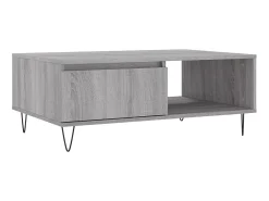Mesa de centro 90x60x35 cm derivados de madeira sonoma PT885174^ Mesa De Centro