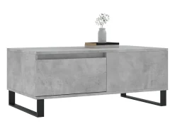 Mesa De Centro|vidaxl Mesa de centro 90x50x36,5 cm derivados madeira cimento Cinzento