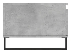 Mesa De Centro|vidaxl Mesa de centro 90x50x36,5 cm derivados madeira cimento Cinzento