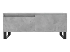 Mesa De Centro|vidaxl Mesa de centro 90x50x36,5 cm derivados madeira cimento Cinzento