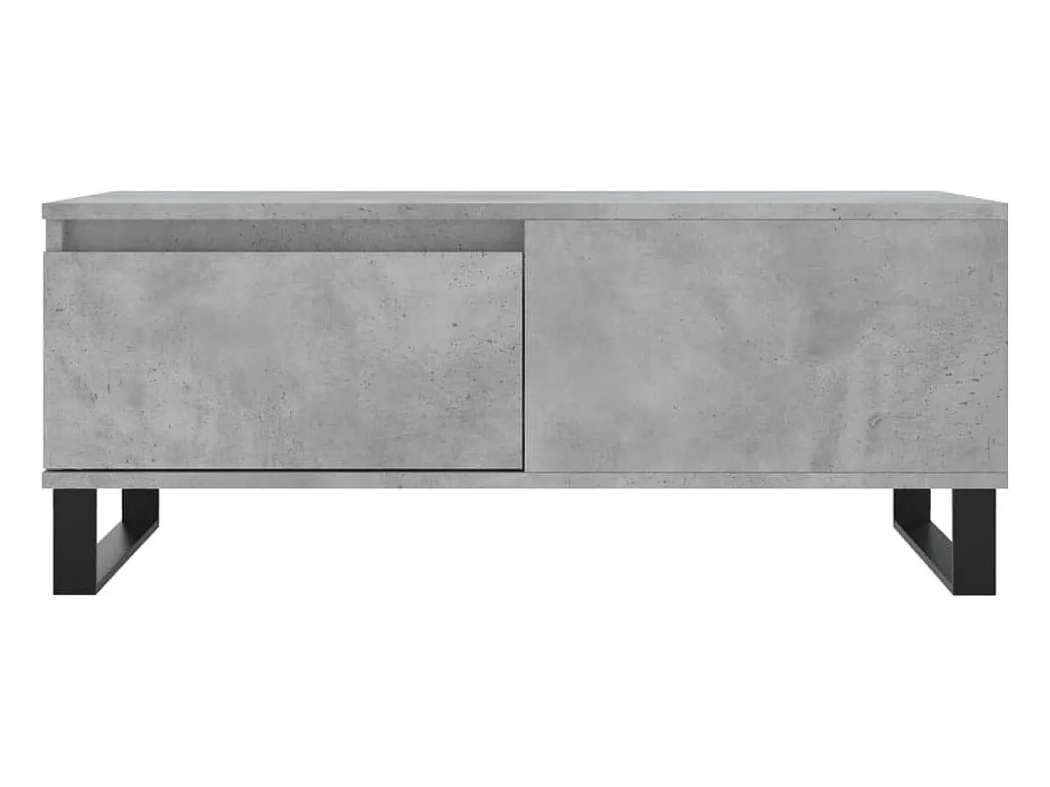 Mesa De Centro|vidaxl Mesa de centro 90x50x36,5 cm derivados madeira cimento Cinzento