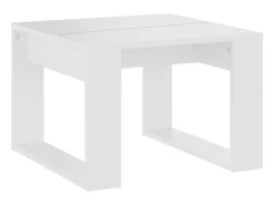 Mesa De Centro| Mesa de centro 50x50x35 cm derivados de madeira PT921709 Branco