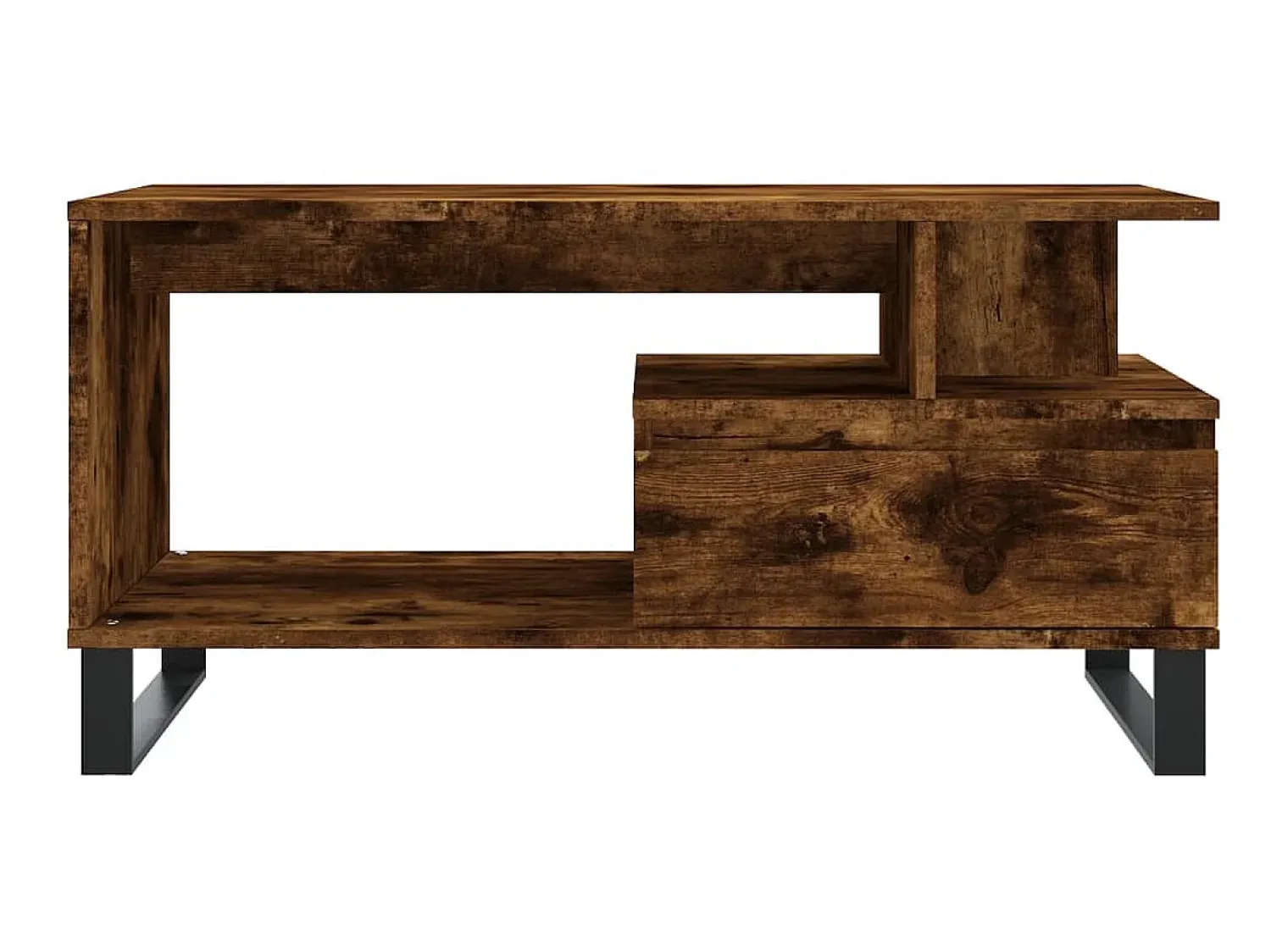 Mesa De Centro* Mesa de centro 90x49x45 cm derivados madeira carvalho fumado PT900936 Castanho