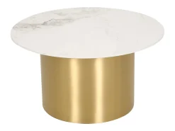 Mesa de Centro 80x43x80 cm dourada modig m53^ Mesa De Centro