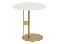 Mesa de Centro 80x43x80 cm dourada modig m53^ Mesa De Centro