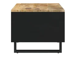 Mesa de centro 90x50x40 cm madeira de mangueira maciça PT389122^ Mesa De Centro
