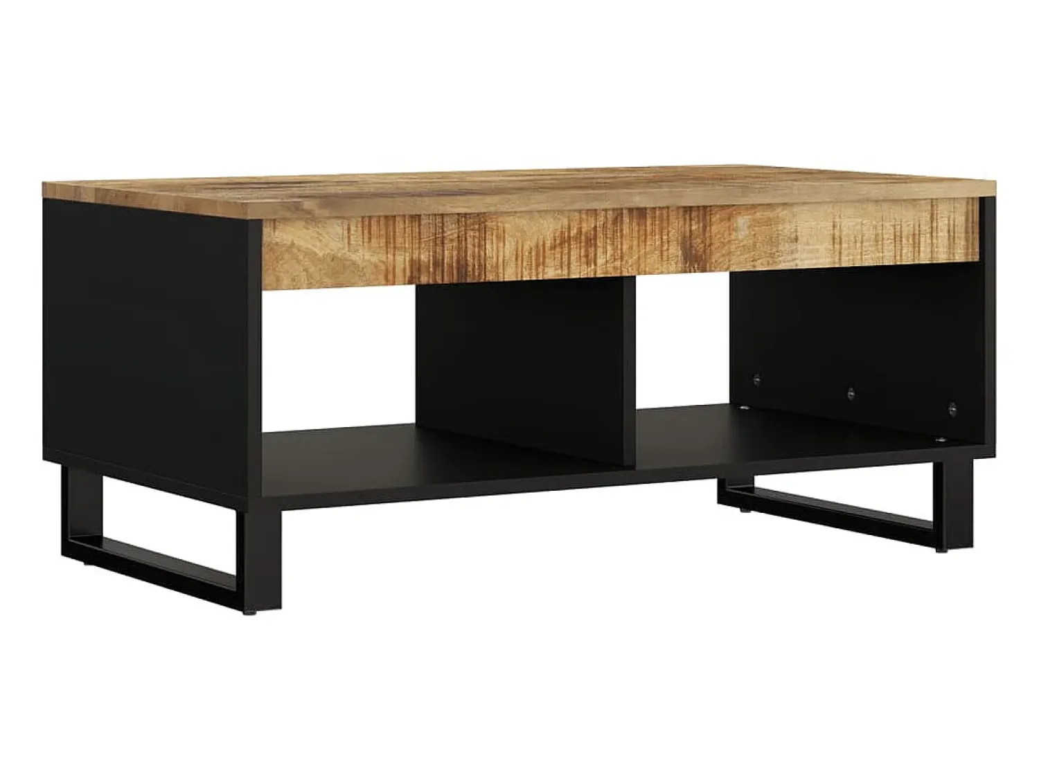 Mesa de centro 90x50x40 cm madeira de mangueira maciça PT389122^ Mesa De Centro