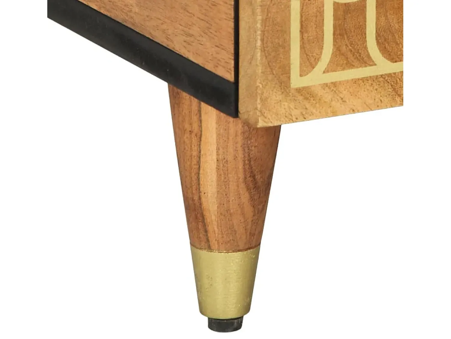 vidaxl Mesa de centro 80x54x40 cm madeira de mangueira maciça^ Mesa De Centro