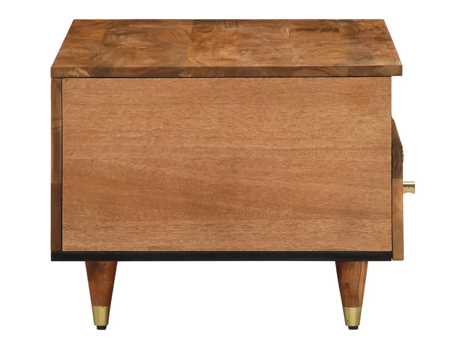 vidaxl Mesa de centro 80x54x40 cm madeira de mangueira maciça^ Mesa De Centro