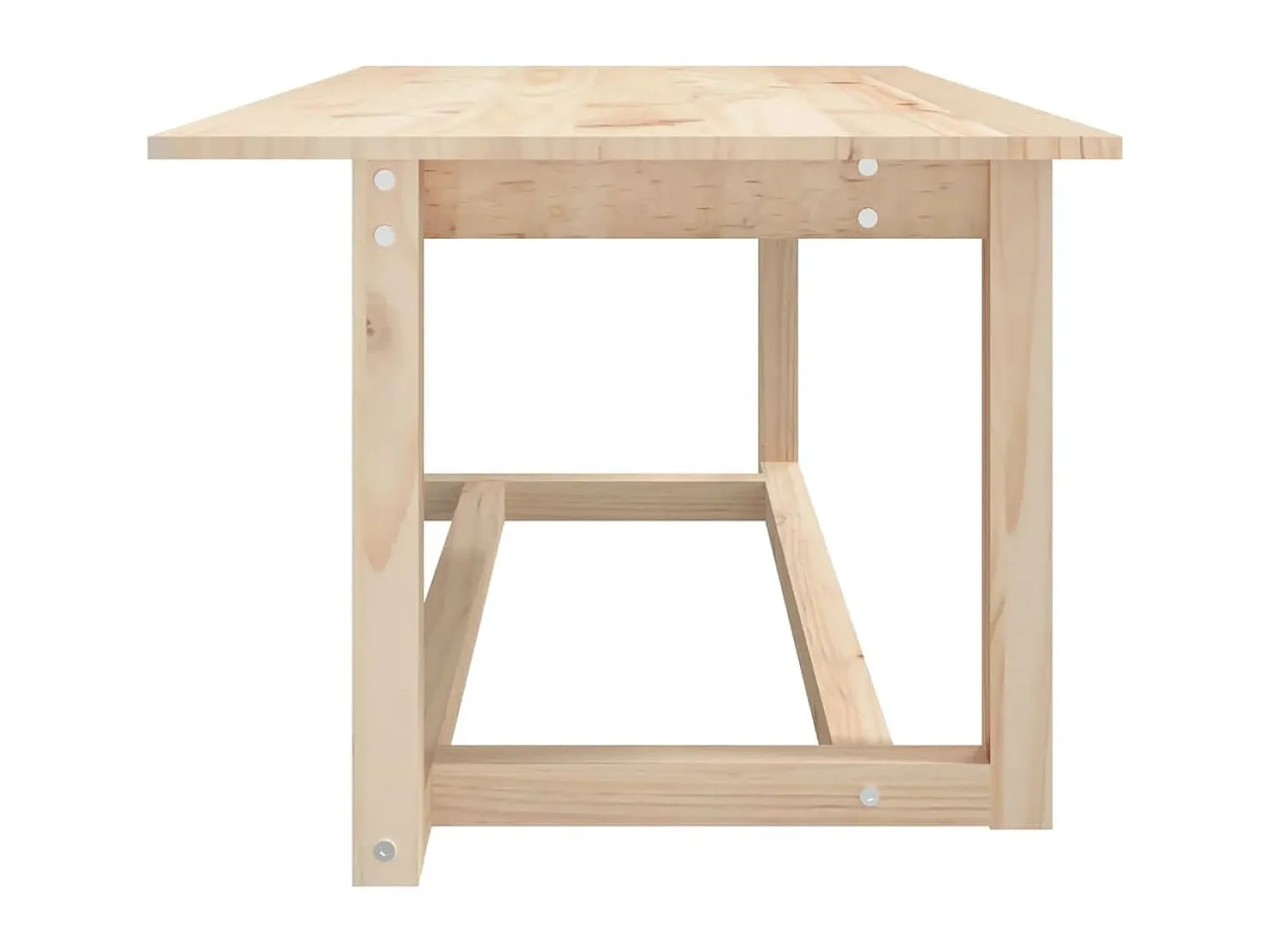 Mesa de centro 110x55x45 cm madeira de pinho maciça PT299742^ Mesa De Centro