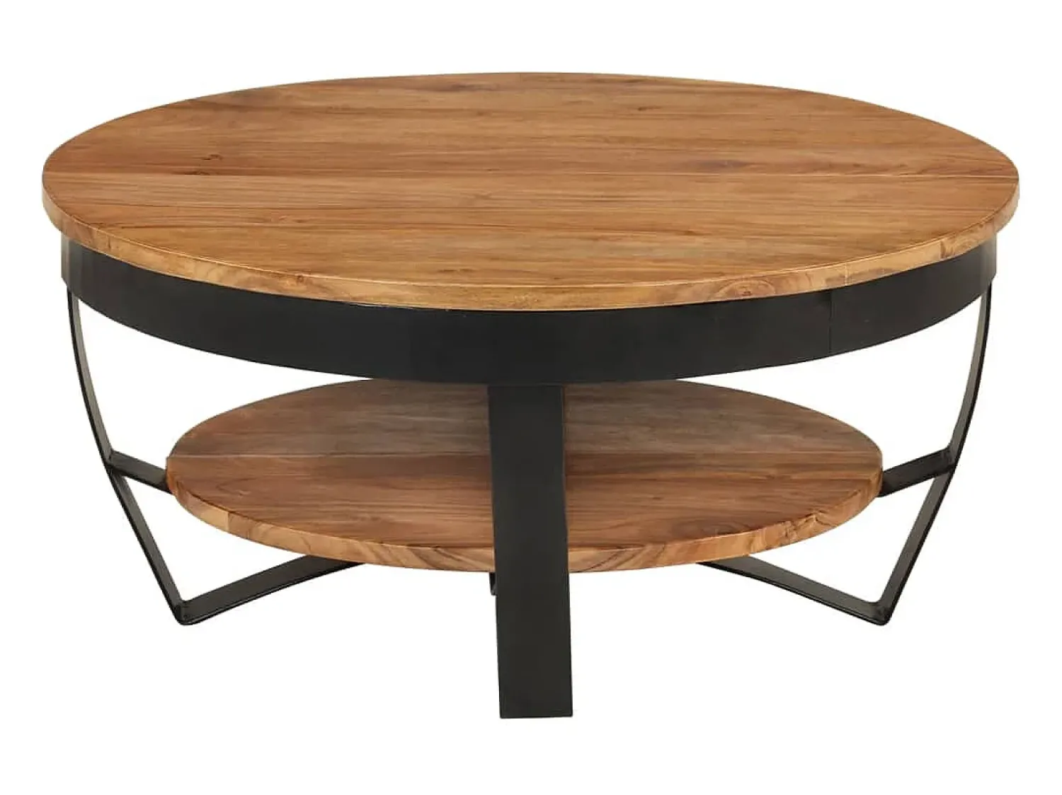 Mesa de centro 65x65x32 cm madeira de acácia maciça PT934089^ Mesa De Centro