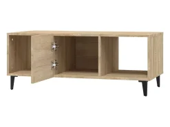 Mesa De Centro|vidaxl Mesa de centro 102x50x40 cm madeira processada carvalho sonoma Natural claro