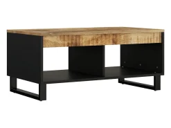 vidaxl Mesa de centro 90x50x40 cm madeira de mangueira maciça^ Mesa De Centro