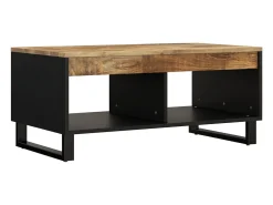 vidaxl Mesa de centro 90x50x40 cm madeira de mangueira maciça^ Mesa De Centro