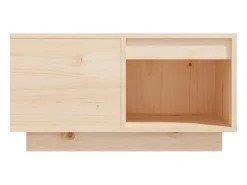 Mesa De Centro* Mesa de centro 60x61x32,5 cm madeira de pinho maciça PT261919 Castanho