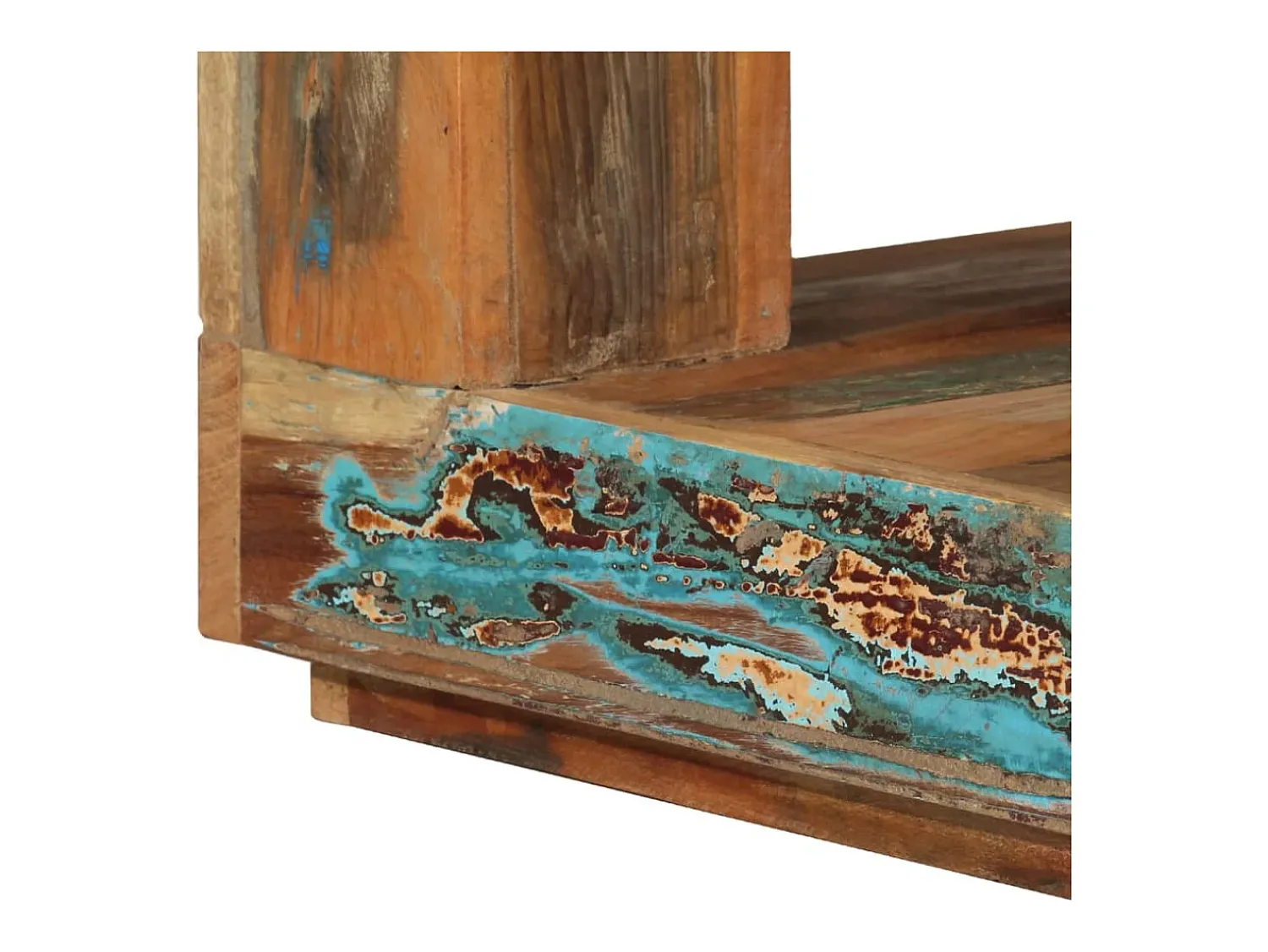 Sale vidaxl Mesa de centro 45x45x40 cm madeira recuperada maciça Natural claro
