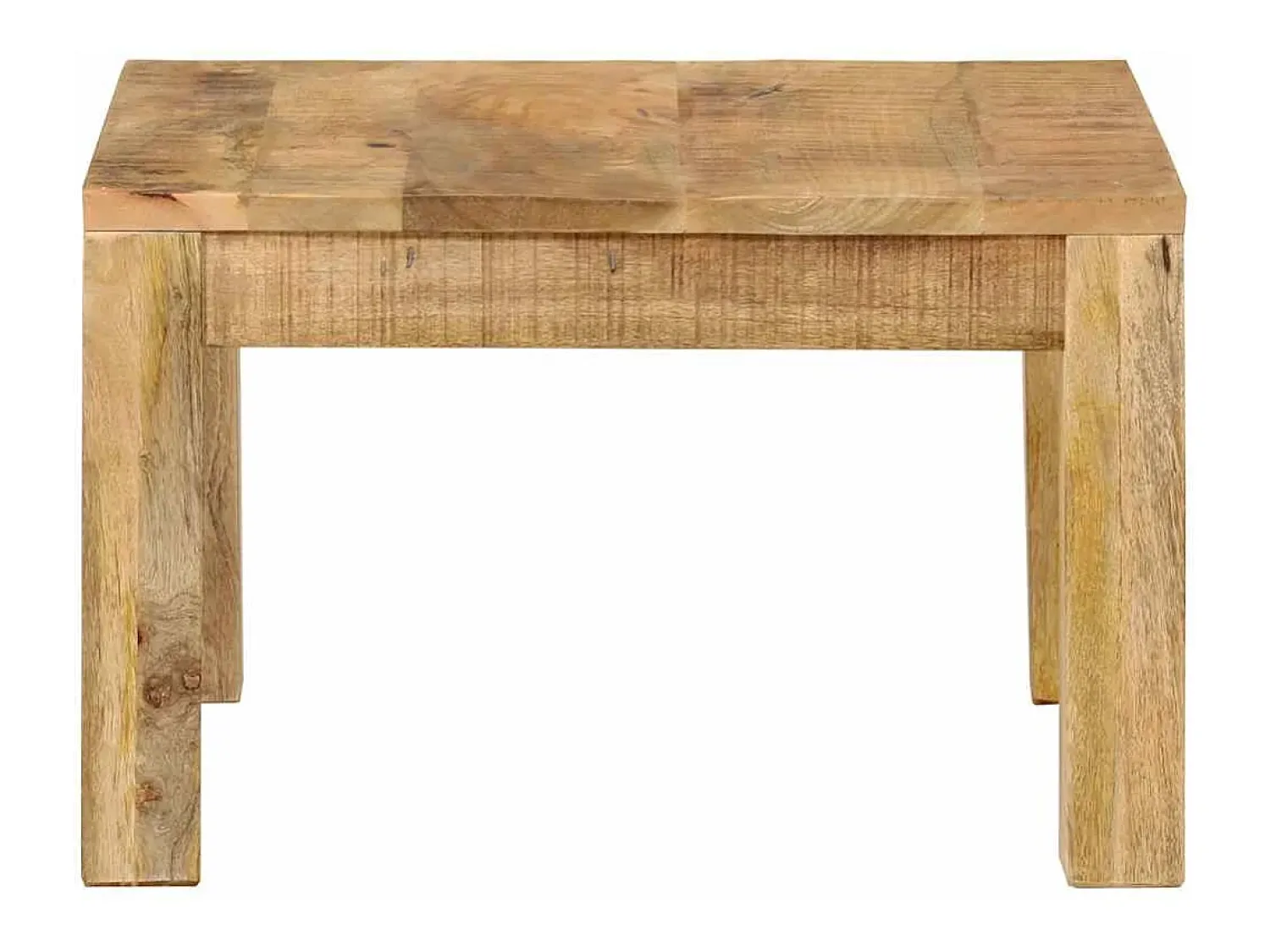 Hot vidaxl Mesa de centro 55x55x35 cm madeira de mangueira maciça Castanho