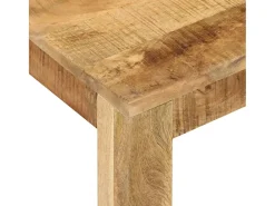 Hot vidaxl Mesa de centro 55x55x35 cm madeira de mangueira maciça Castanho