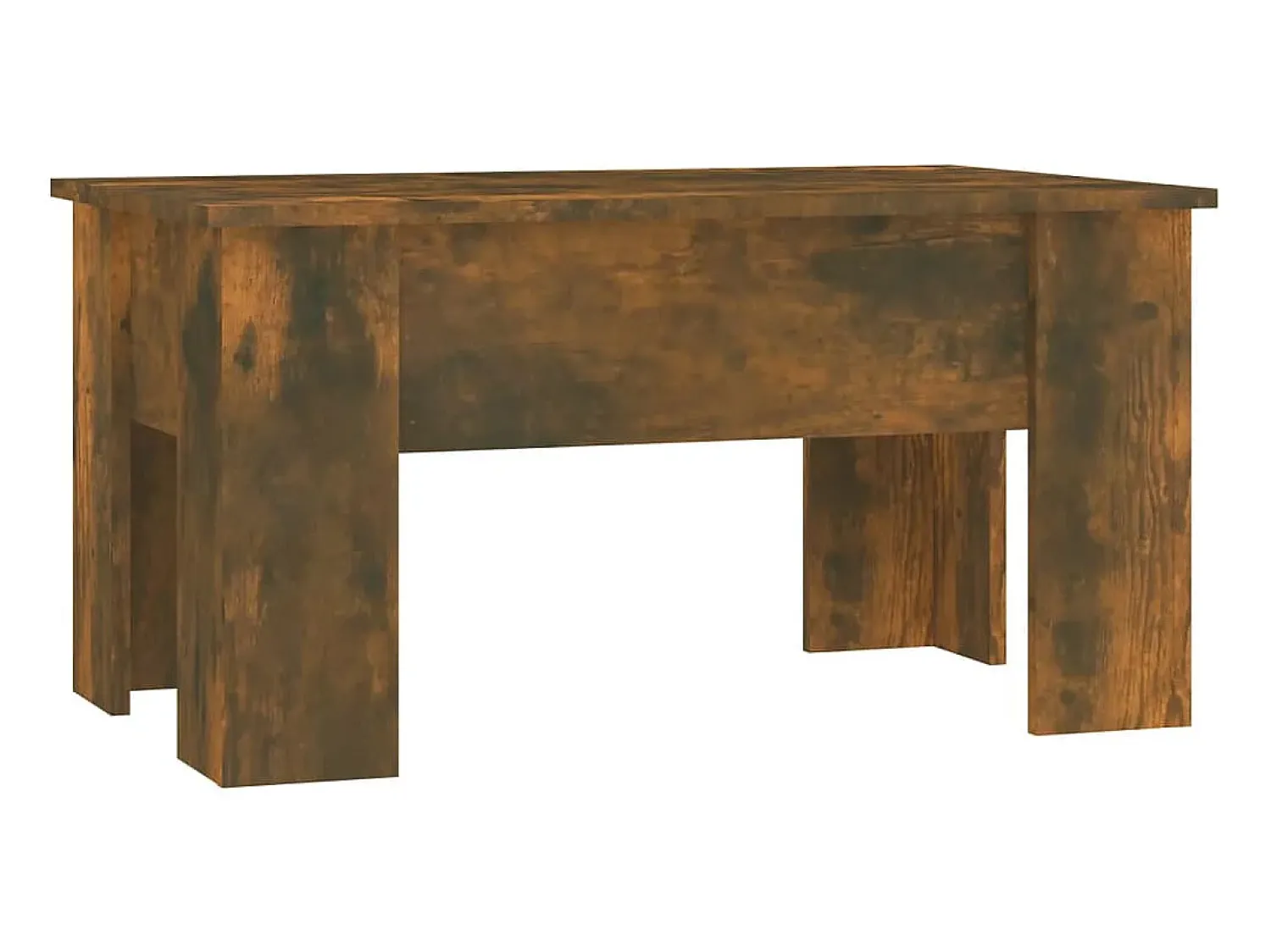 Mesa De Centro*vidaxl Mesa de centro 79x49x41 cm madeira processada carvalho fumado Natural claro