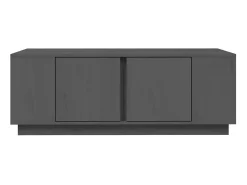 Mesa De Centro* Mesa de centro 110x50x40 cm madeira de pinho maciça PT660333 Cinzento