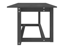 Hot Mesa de centro 110x55x45 cm madeira de pinho maciça PT215736 Cinzento