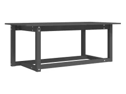 Hot Mesa de centro 110x55x45 cm madeira de pinho maciça PT215736 Cinzento
